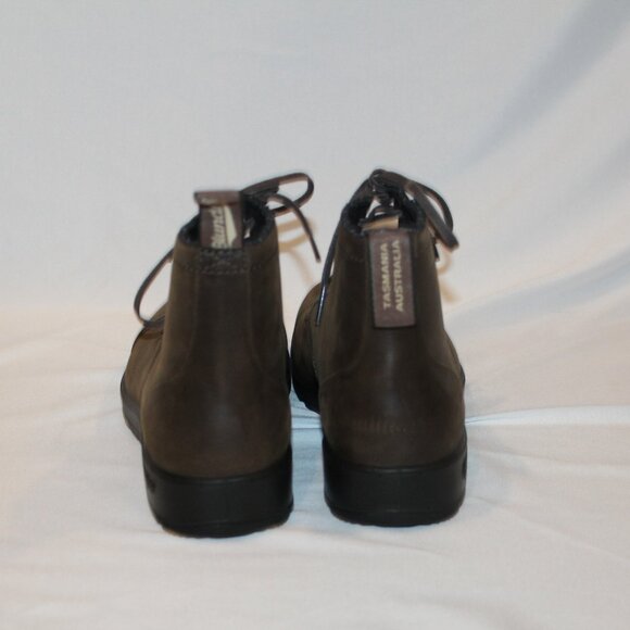 BLUNDSTONE WOMEN'S 1935 LACE UP LEATHER BOOTS ANTIQUE‎ BROWN - Picture 5 of 10